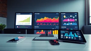 Analyze growth metrics at https://boost-social-media.com with a vibrant social media dashboard.