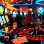 UU88 online gaming scene displaying vibrant casino elements with a luxurious atmosphere.