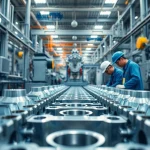 Aluminum chromating process at a world-class manufacturing facility in Malaysia.