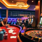 Spark excitement at https://s8net.com/ with vibrant casino visuals featuring high-stakes tables and slot machines.