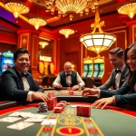 Players engaged in a thrilling Live Casino game at https://bong99.pro/, showcasing poker chips and detailed cards.