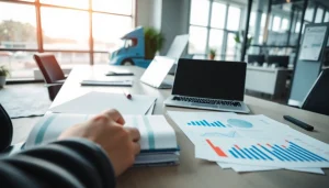 Księgowość dla firmy transportowej z naciskiem na nowoczesne biura i zaufane usługi finansowe.