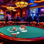 Experience the excitement of gambling at new66 with luxurious poker tables and vibrant slot machines.