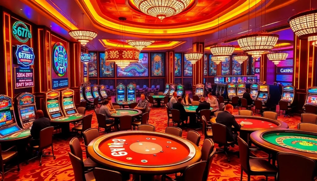 Experience the excitement of betting at 67bet with vibrant casino games and engaging players.