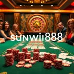 Experience the thrill of play at sunwin88.art with vibrant poker tables and exciting gaming action.