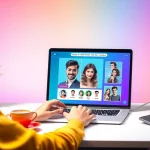 Creating a stunning whatsapp profile photo with vibrant backgrounds and innovative styles.