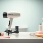Showcase the Laifen Swift Special hair dryer emphasizing its sleek design and nozzle features.