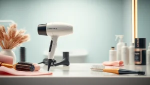 Showcase the Laifen Swift Special hair dryer emphasizing its sleek design and nozzle features.