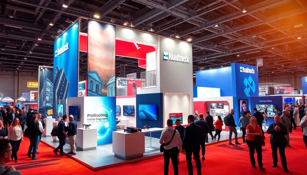 Elevate your brand with a captivating trade show booth that attracts attention.