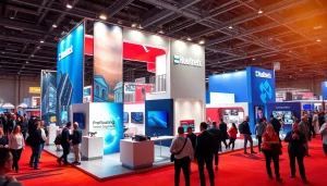 Elevate your brand with a captivating trade show booth that attracts attention.