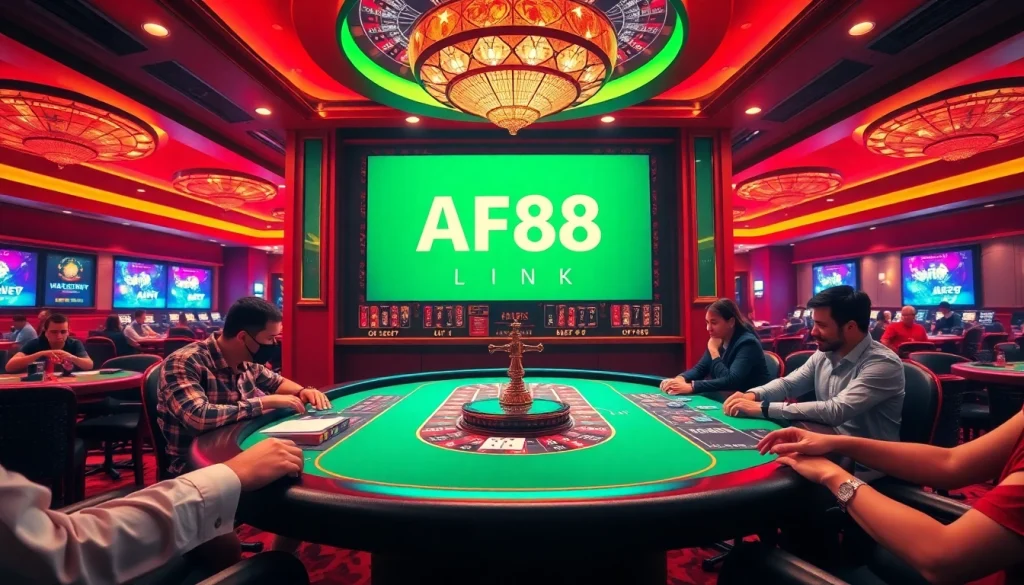 Play at the exclusive AF88 LINK casino table, where excitement meets winning potential.