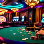 Marvelbet's exciting casino atmosphere featuring vibrant tables and energetic players.