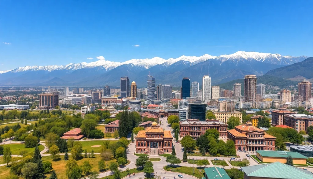 Experience the beauty of Almaty through stunning views of the city's vibrant landscape at https://albmaftoh.com.
