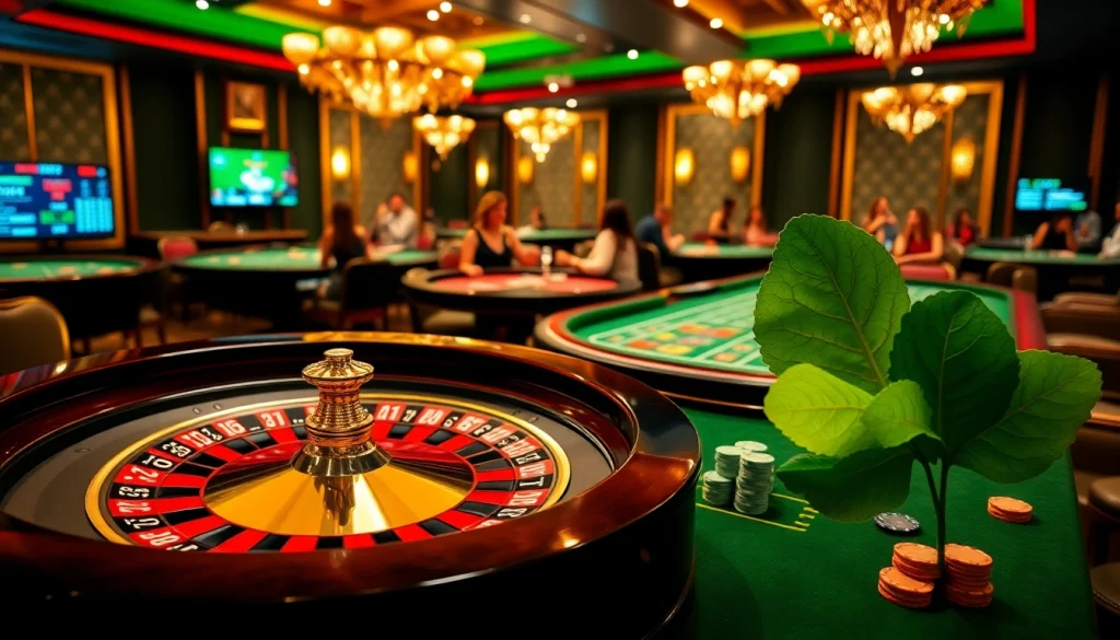 Experience the high-stakes thrill of gambling with salad 6688 at a vibrant casino table.
