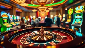 Players enjoying excitement at 99OK COM casino with roulette and poker games.