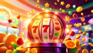 Menangkan di slot deposit 1000 dengan mesin slot berputar dan simbol warna-warni.