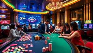 Go99 immersive online casino experience with vibrant games and professional dealers