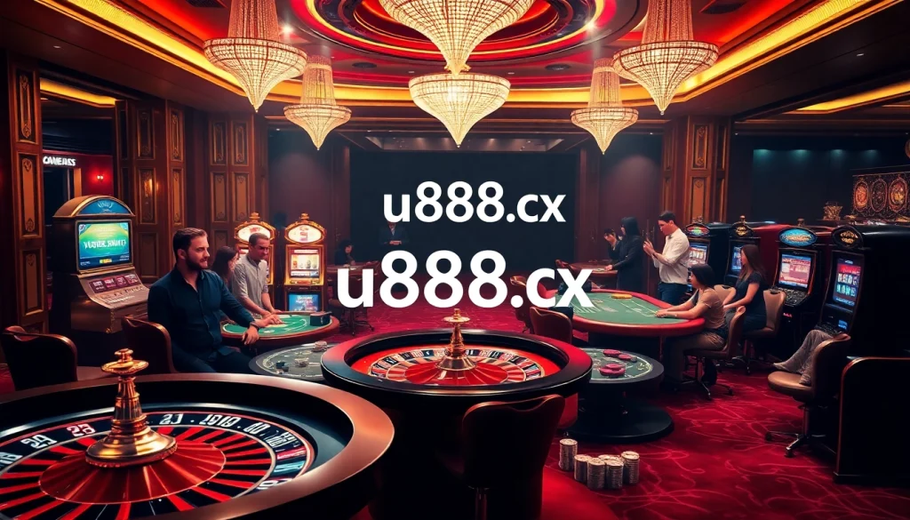 Experience excitement at U888.cx with high-stakes poker and roulette games.