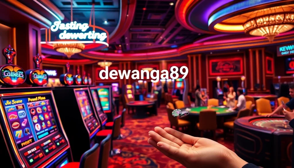 Rasakan kemenangan mendebarkan di dewanaga89 dengan mesin slot yang berwarna-warni dan pemain yang antusias.