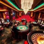 Players enjoying a thrilling game experience at Bugatti8 casino with vibrant tables and luxurious atmosphere.