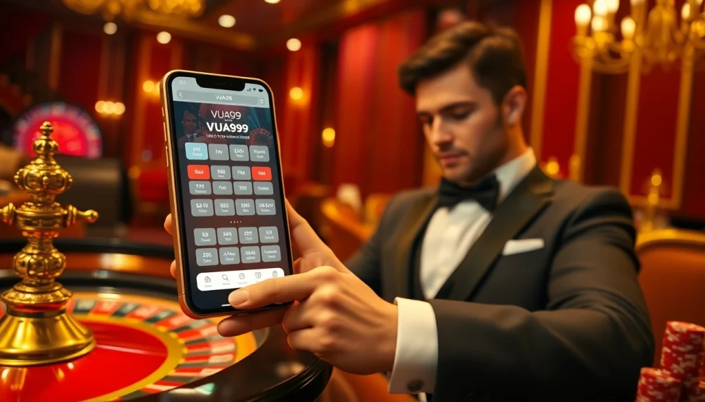 VUA99 offers a luxurious online gambling experience with high-end interfaces and classic casino elements.