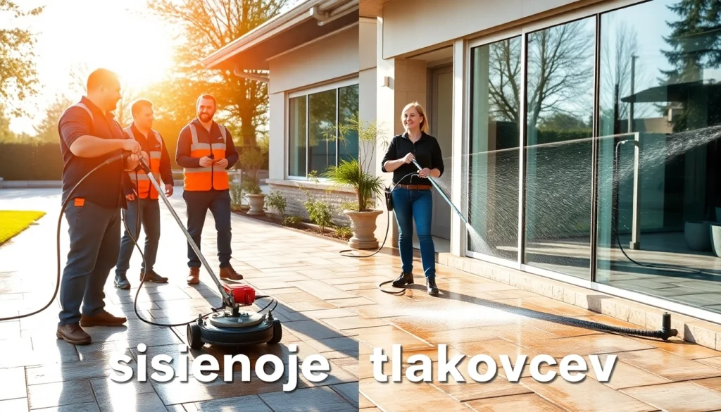Čiščenje tlakovcev s strokovno ekipo, ki obnavlja njihovo lepoto.