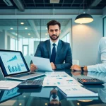 VAT Services in UAE consultation scene with accountants and financial charts