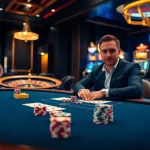 Experience thrilling gameplay at Fun88's sophisticated casino tables with vibrant poker chips and cards.