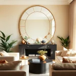 Enhance your decor with bespoke designs from https://merithome.co.uk, featuring a stunning mirror.