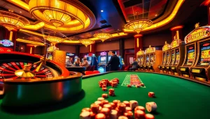 Players enjoying the excitement of jeetbuzz ক্যাসিনো with vibrant tables and winning slots.