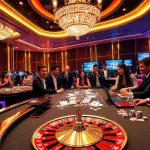 Gamblers engage in exciting gameplay at nhà cái god55, showcasing a premium casino experience.