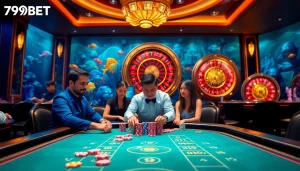 Enjoy thrilling 789BET bắn cá action in a vibrant underwater casino atmosphere.