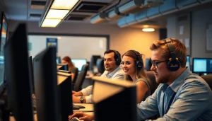 Truck Dispatch Service team collaborating effectively to manage logistics and support drivers.