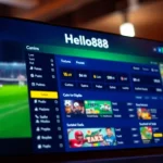 Hello88 online betting platform interface showcasing vibrant colors and user-friendly navigation.
