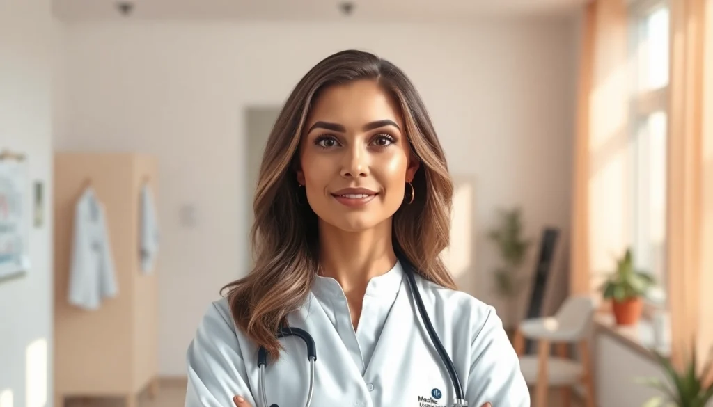 Ringiovanimento ovarico: medico esperto discute le opzioni in un ambiente professionale.