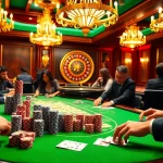Experience high-stakes gambling excitement with CM88 at a luxurious poker table.
