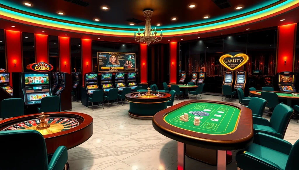 Experience the thrilling online casino atmosphere at https://789f.living/ with vibrant slot machines and poker tables.