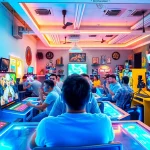 เล่นเมก้า เกมในบรรยากาศสนุกสนานที่มีผู้เล่นเต็มที่และอุปกรณ์ที่ทันสมัย