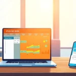 Visual representation of the IPVA GO 2026 tax payment calendar with modern financial tools.