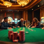 Experience the luxury and excitement of Clube VIP HHBET at a glamorous poker table.