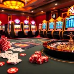 Experience the excitement of XX88's online casino with vibrant poker chips and gaming tables.