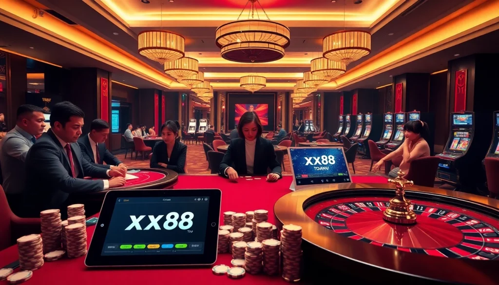 Engage in dynamic gaming at https://xx88.today/ with vibrant poker tables and winning slot machines.
