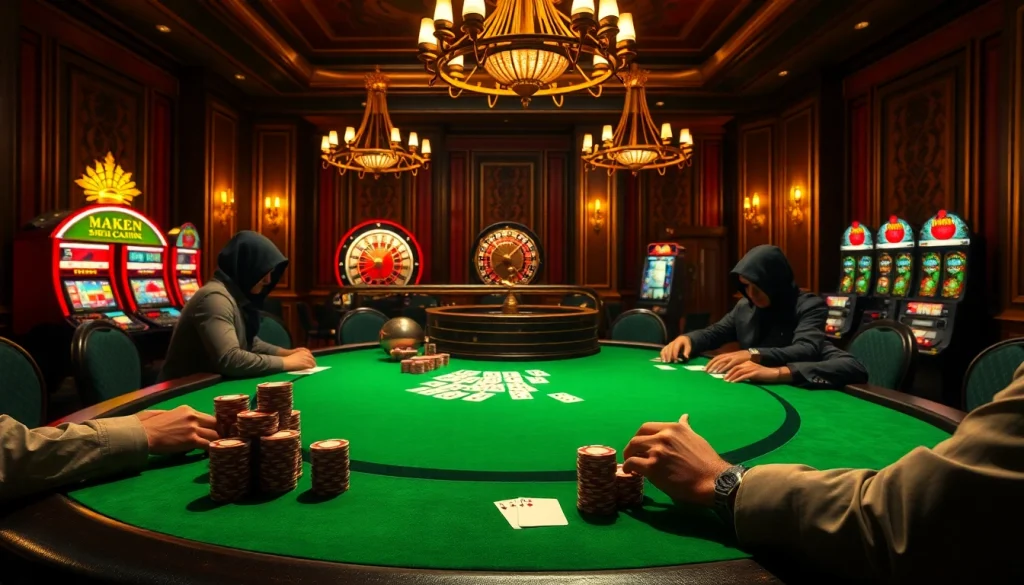 The hidden wiki dark web connects high-stakes poker play in an opulent casino atmosphere.