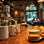 Genießen Sie in Coffee Shop Verband Lloret de Mar köstlichen Kaffee und Leckereien in gemütlicher Atmosphäre.