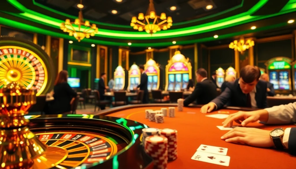Engage in thrilling casino gameplay at 7upbet, featuring vibrant roulette wheels and intense poker action.