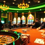 Engage in thrilling casino gameplay at 7upbet, featuring vibrant roulette wheels and intense poker action.
