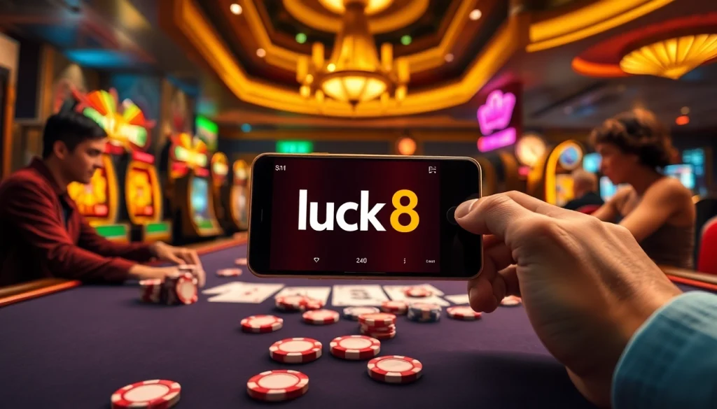 Trải nghiệm không khí hồi hộp tại www.luck8.net với bàn casino sống động và trò chơi đầy hứng khởi.
