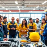 Students thrive at trade schools in Southern California, actively participating in hands-on training.