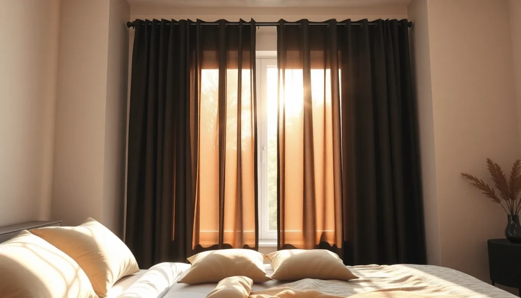 Het kiezen van stijlvolle verduisterende gordijnen voor ideale privacy.