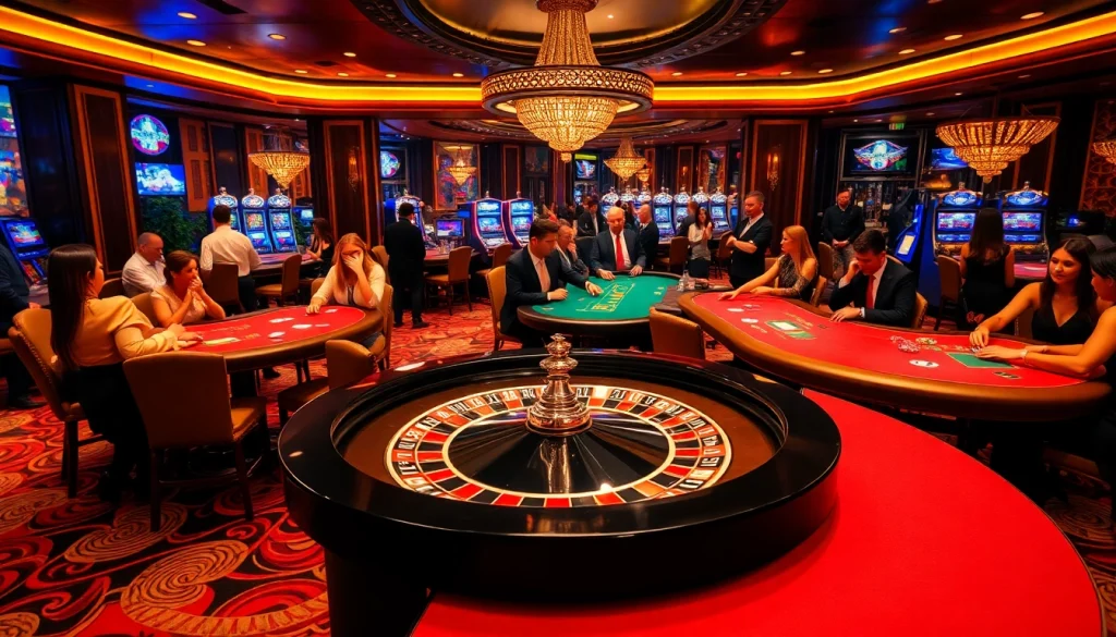 Gambling excitement at a casino with professional players engaging in strategic games at zonafilm.